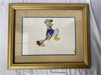 Disney Donald Duck golfing animation cel