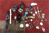BAG OF ASSORTED ESTATE WATCHES (30 PIECES)