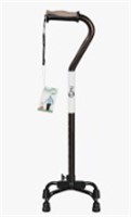 Hugo Mobility Adjustable Quad Cane For Right Or