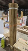 6-Ft high rolled bamboo privacy fence