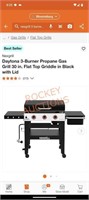 Next grill 3. Burner gas griddle with lid