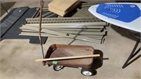 Kids wagon, extra long handle