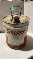 Sinclair gas can