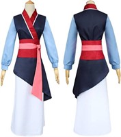 (XL - blue/ white) Yanmao Womens Heroine Mulan