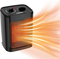 Portable Electric Space Heater - 1500W/750W Safe a
