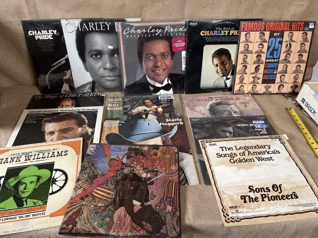 100+ Vinyl records, and player