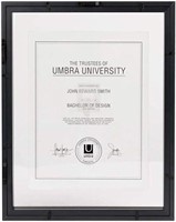 Diploma 13x16 or Picture 11x14 Frame, Black