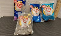 Vintage McDonald's TY toys. Inch,Zip,Mel,Waddle.