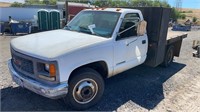 1998 GMC 2 WD Flatbed Pickup-Not Running