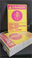 24 NEW Foam Signs - FALL PROTECTION