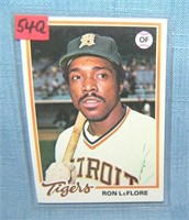 Rod LeFlore vintage all star baseball card