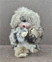 Monkey Thumb Sucker Rabbit Fur Rubber Face Doll