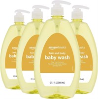 4 Pack Tear-Free Baby Hair and Body Wash