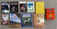 Box Lot of 10 Vintage Horse Related Books