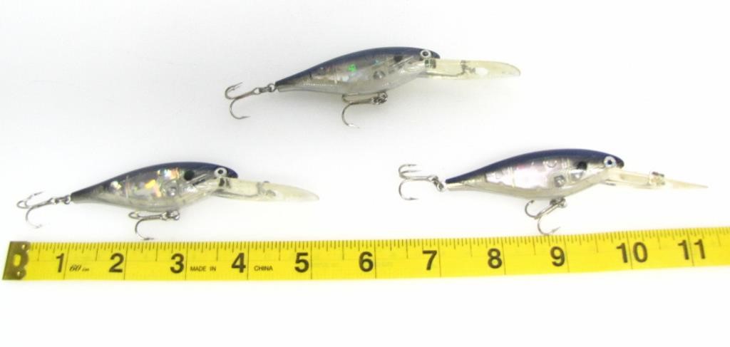 3 4.25" YO-ZURI.F RATTLE CRANK BAIT FISH LURES