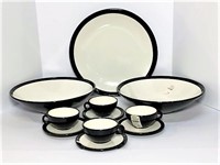 Bizzirri Serving Bowls, Platter and Cups & Saucers