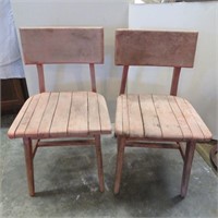 Chairs - Wood - Stained -