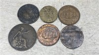 6 British Coins