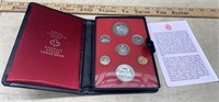 RCM 1973 Coin Set in Leather Case