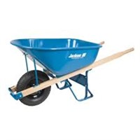 Jackson 6-cu Ft 1 Wheel Steel Wheelbarrow