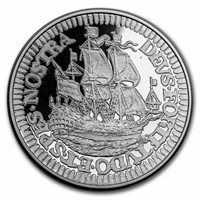 2023 Netherlands 2 Oz Silver Proof Ship Shilling