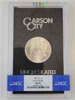 1882-CC GSA NGC MS65 Morgan Silver Dollar