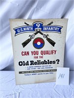 9th Infantry Division Ease Back Poster