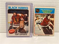 1975/76 Tony Esposito Card Lot