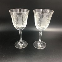 Pair of Wine  Glasses