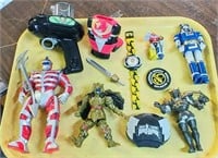 VINTAGE MIGHTY MORPHIN POWER RANGERS TOY LOT