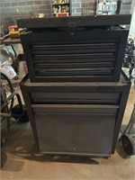 DOUBLE STACK TOOL BOX WITH TOOLS