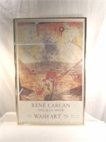 Rene Carcan Paris Print, Framed