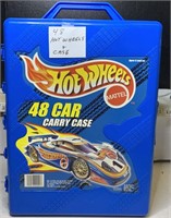1999 Hot Wheels case and 48- cars