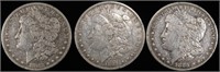 1882, 1884, 1885 CIRC MORGAN DOLLARS