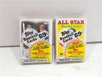 (2) 1988 Topps Baseball Card Packs