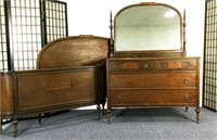 Berkey & Gay Dresser, Mirror and Bed