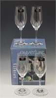RIEDEL SPIRITS GERMANY OUVERTURE GOBLETS SET OF 4