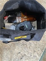 Dewalt bag with misc items