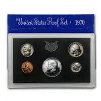 1970 United States Proof Sets, 5 Coins Inside!!