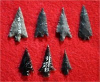 7 Bird Point Arrowheads Found in Harney Co. Oregon