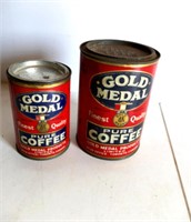 Gold Medal Coffee Tins