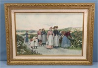 "The Berry Pickers" Decorative Print