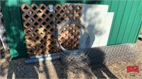 Misc. Chain-link Fencing, Galvanized Pipe, Partial