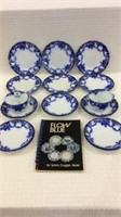 Group of Matching Flo Blue Pattern Pieces