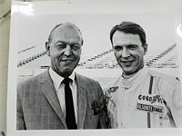 Olsonite Eagle owner Oscar Olsen with racer Dan