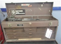 Kennedy machinist box. Contents include machinist