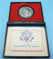AMERICA'S FIRST MEDALS WASHINGTON BEFORE BOSTON