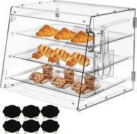 3 Tray Clear Display Case  21 x 17.3 x 13.7 inch