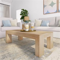 Plank+Beam Modern Rectangular Coffee Table