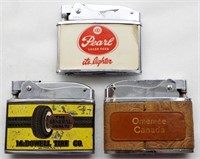 (3) VINTAGE LIGHTERS - VARIOUS BRANDS